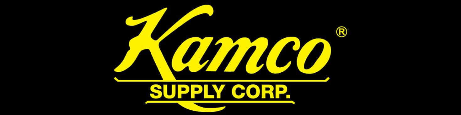 Kamco Supply Corp logo in yellow